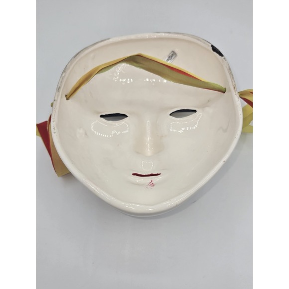 Taiwan Ceramic Painted Mardi‎ Gras Hanging Wall Mask - Picture 6 of 7